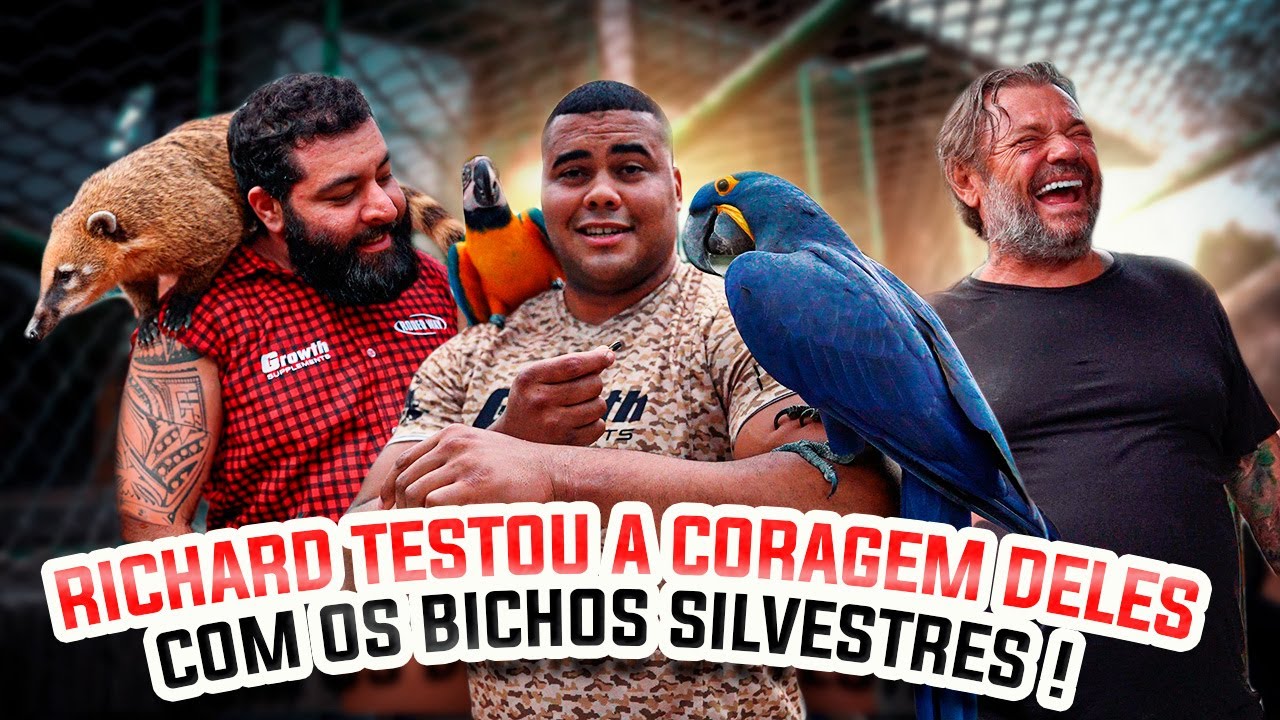 BITELO E XUCRÃO ENCARAM OS BICHOS DO RICHARD - ELES FORAM COLOCADOS À PROVA