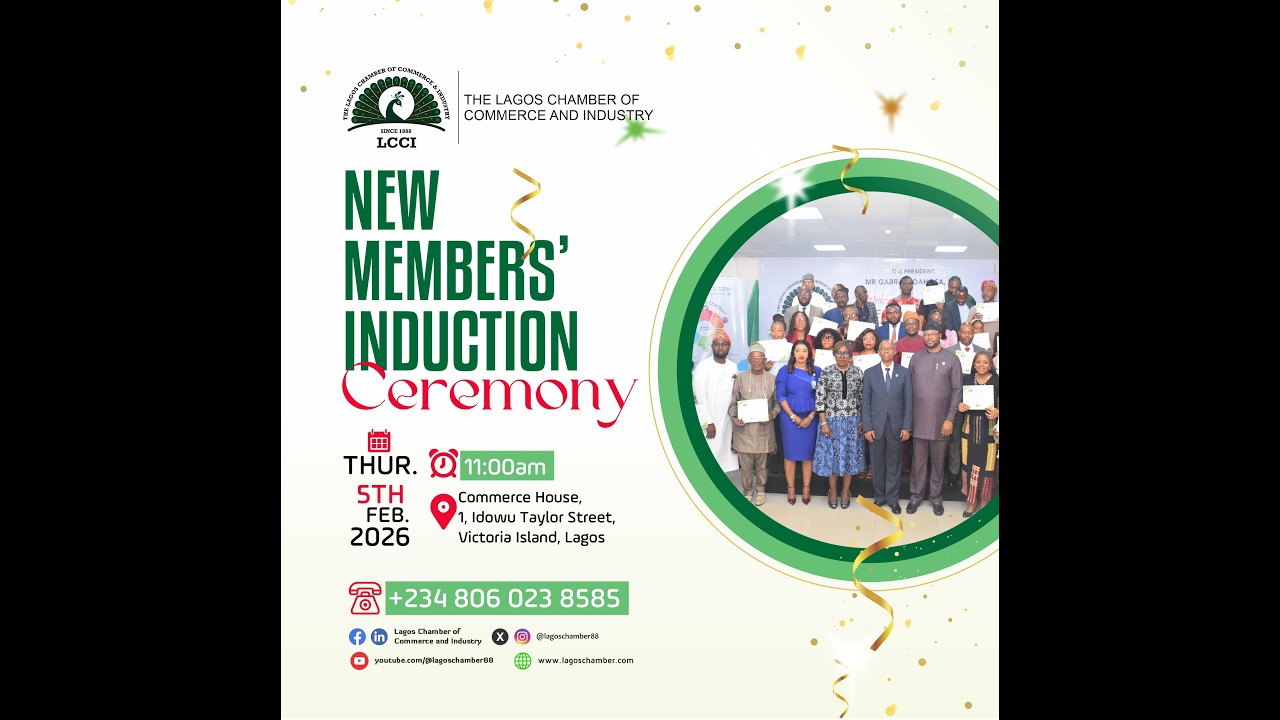LCCI NEW MEMBERS' INDUCTION CEREMONY