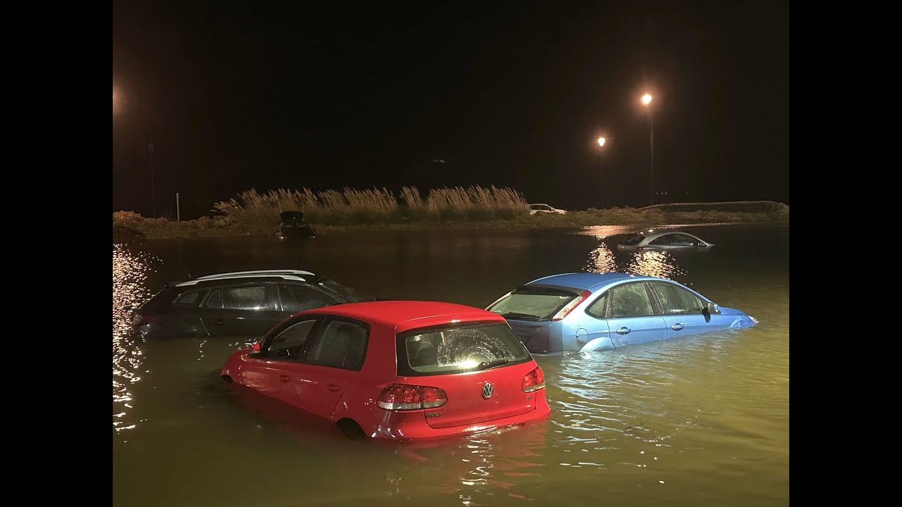 Flooding and damage caused by Storm Debi in Salthill and Galway City