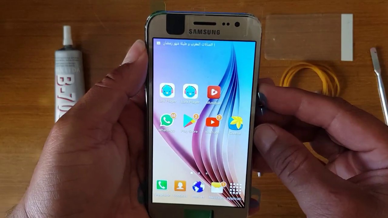 How to change a screen Samsung J5 SM-J500  كيفية تغيير شاشة