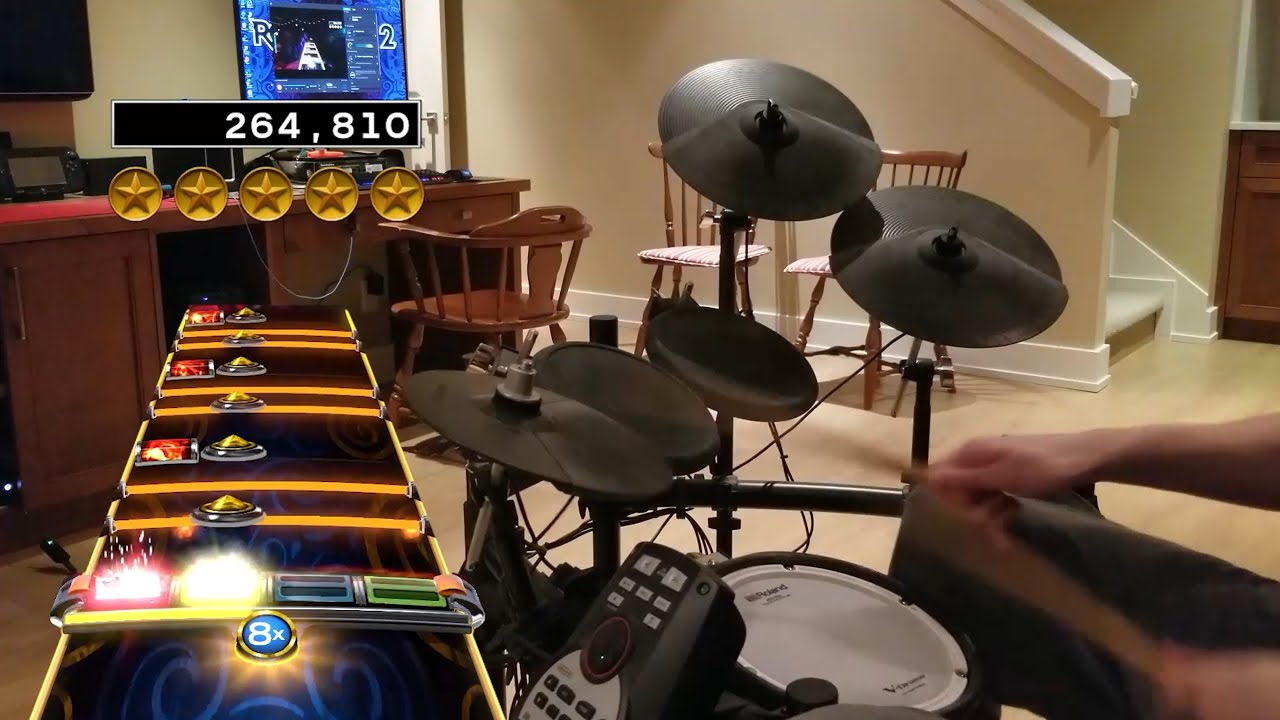 Bad Omen by Megadeth | Rock Band 4 Pro Drums 100% FC