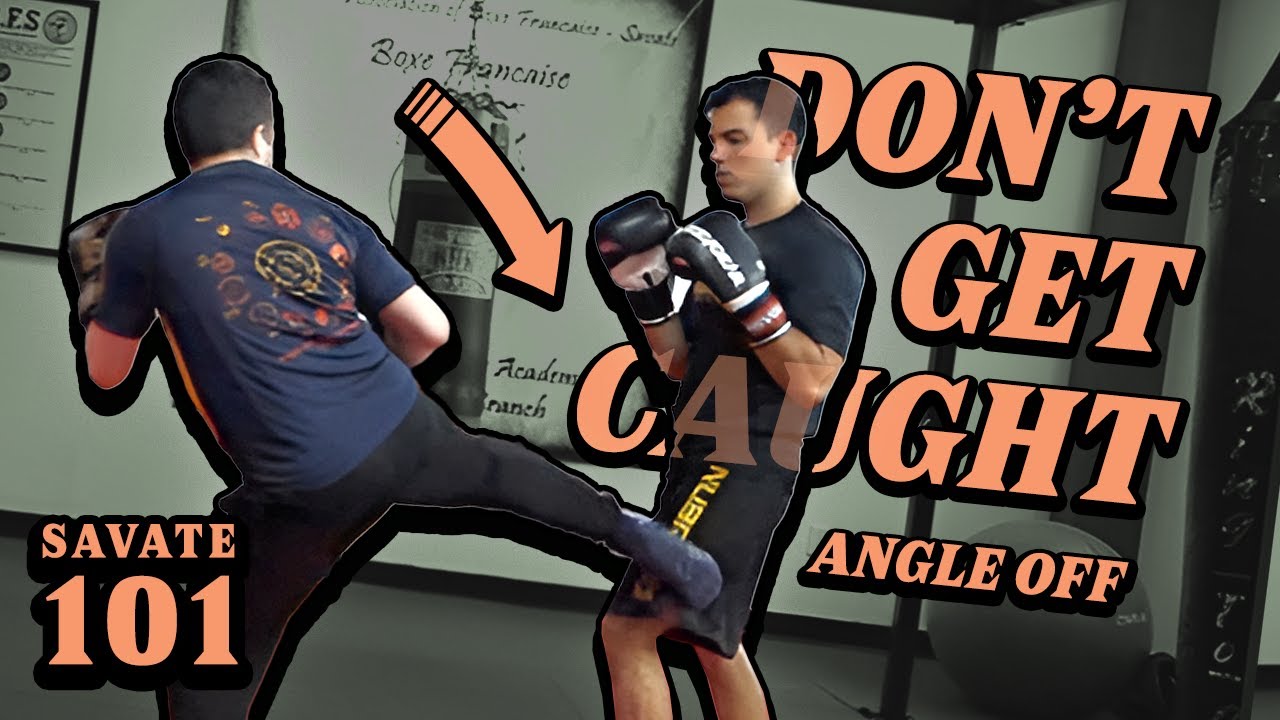 Attacking With Angles, Savate Footwork off Punches.