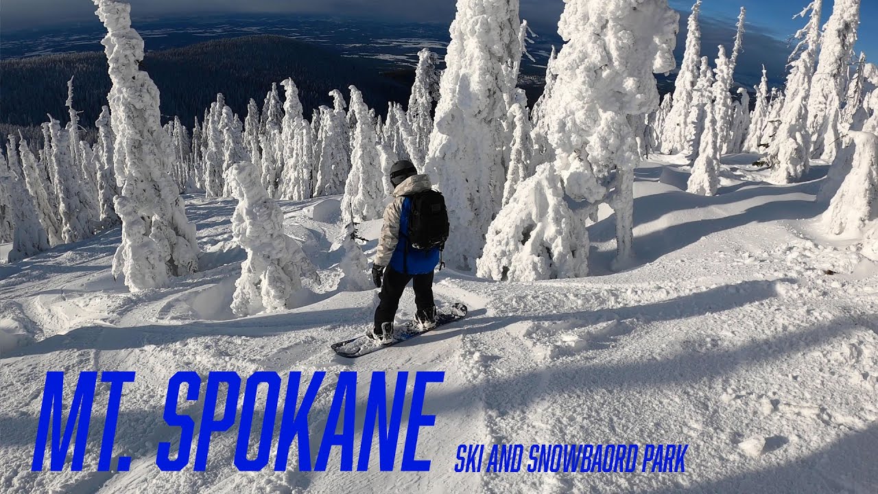 Snowboarding at Mt. Spokane for the first time! (Snowboarding in the PNW)
