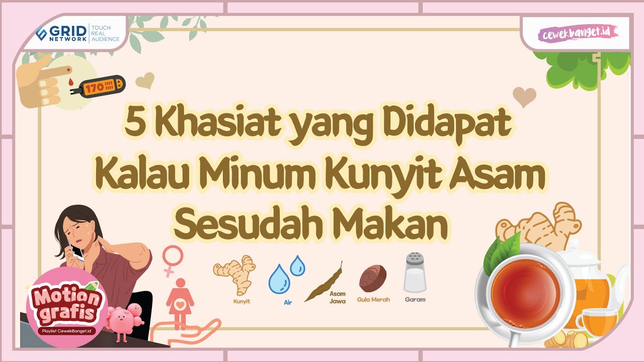 5 KHASIAT YANG DIDAPAT KALAU MINUM KUNYIT ASAM SESUDAH MAKAN BISA MENINGKATKAN KESEHATAN RAHIM