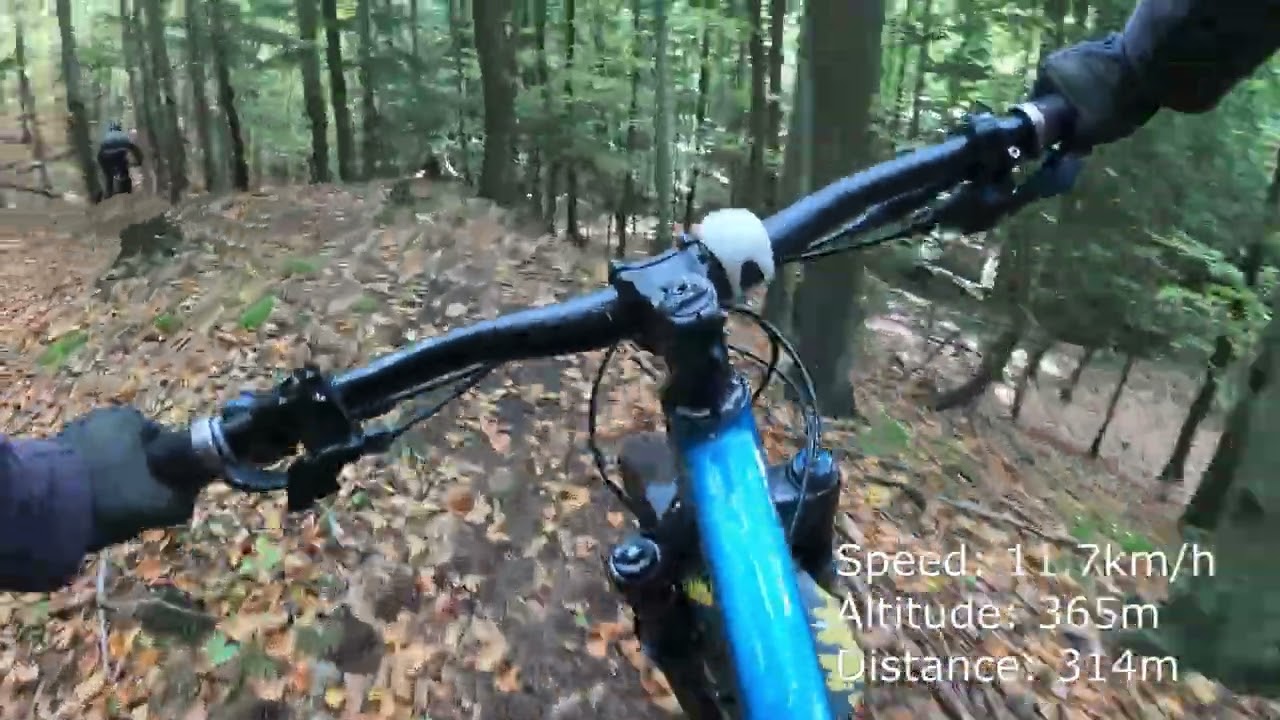 Widna 2 (niebieska) - enduro MTB Bystrzyca Górna, Świdnica