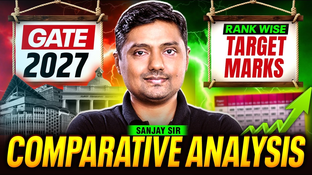 GATE 2027 Target Marks for Top Rank | Rank vs Marks Strategy
