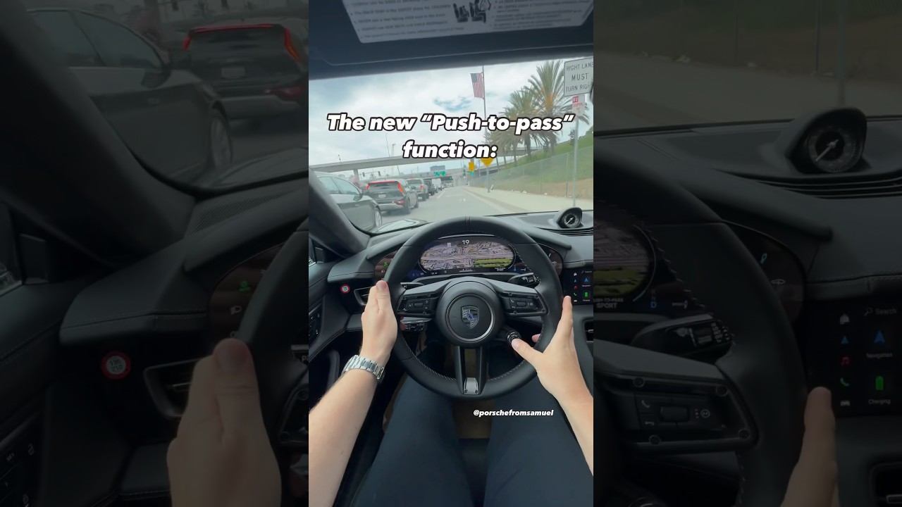 new push-to-pass function is part of the Sport Chrono package.