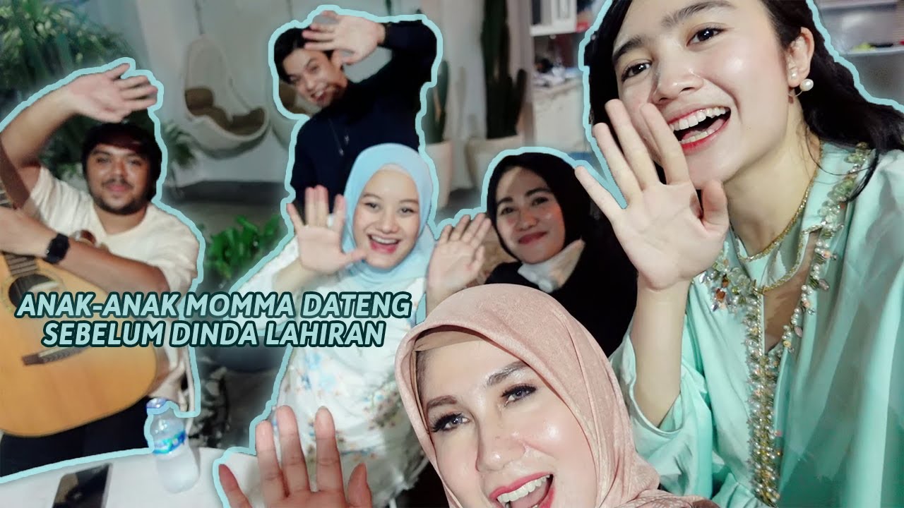 Anak2 momma dateng ,,sebelum Dinda Lahiran