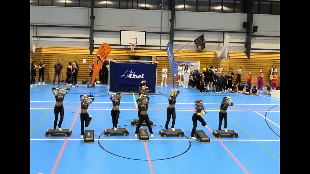 Vánoční exhibice 2025 - ZAE Junioři step