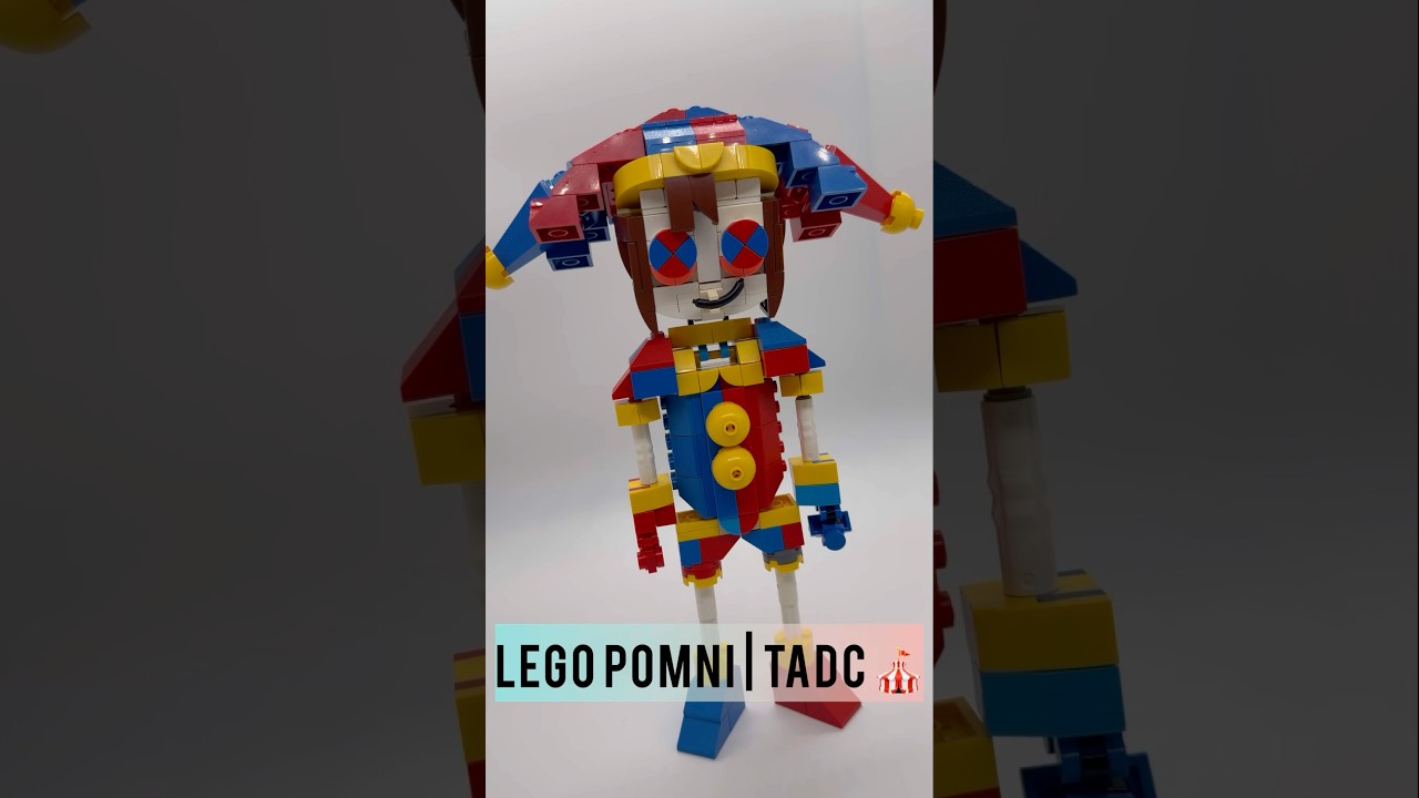 LEGO POMNI от TADC 🎪 Кто следующий? #lego #myowncreation #pomni #theamazingdigitalcircus #tutorial