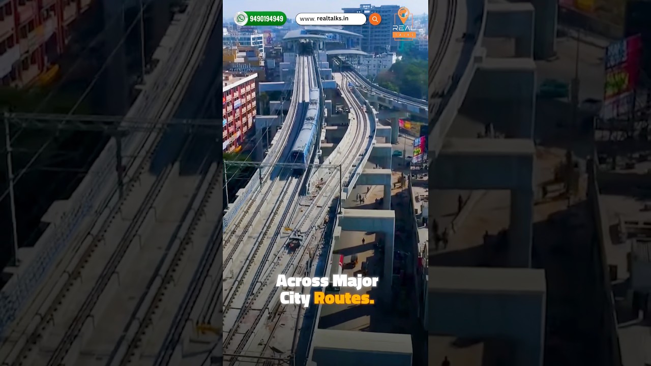 🚇 Метро Хайдарабада наконец решит проблему переполненности? Добавят 60 новых вагонов! #хайдарабад...