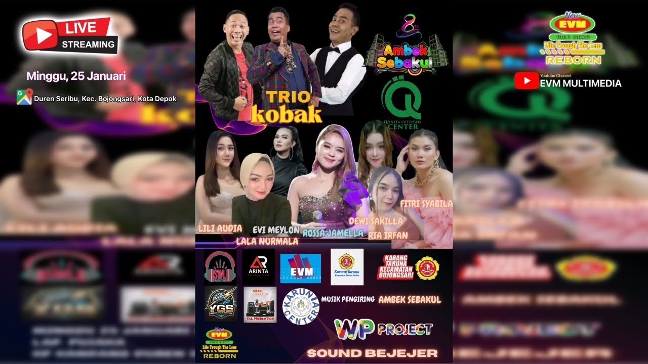 Live Streaming - Hiburan Rakyat - AMBEK SEBAKUL |  Minggu, 25 Januari 2026