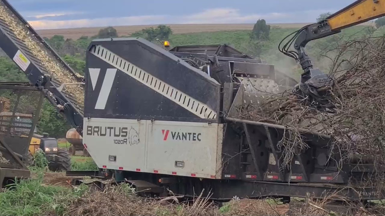 PICADOR FLORESTAL BRUTUS 1020R | CAVACO DE MADEIRA | MOBILE CHIPPER | VANTEC M&Aacute;QUINAS