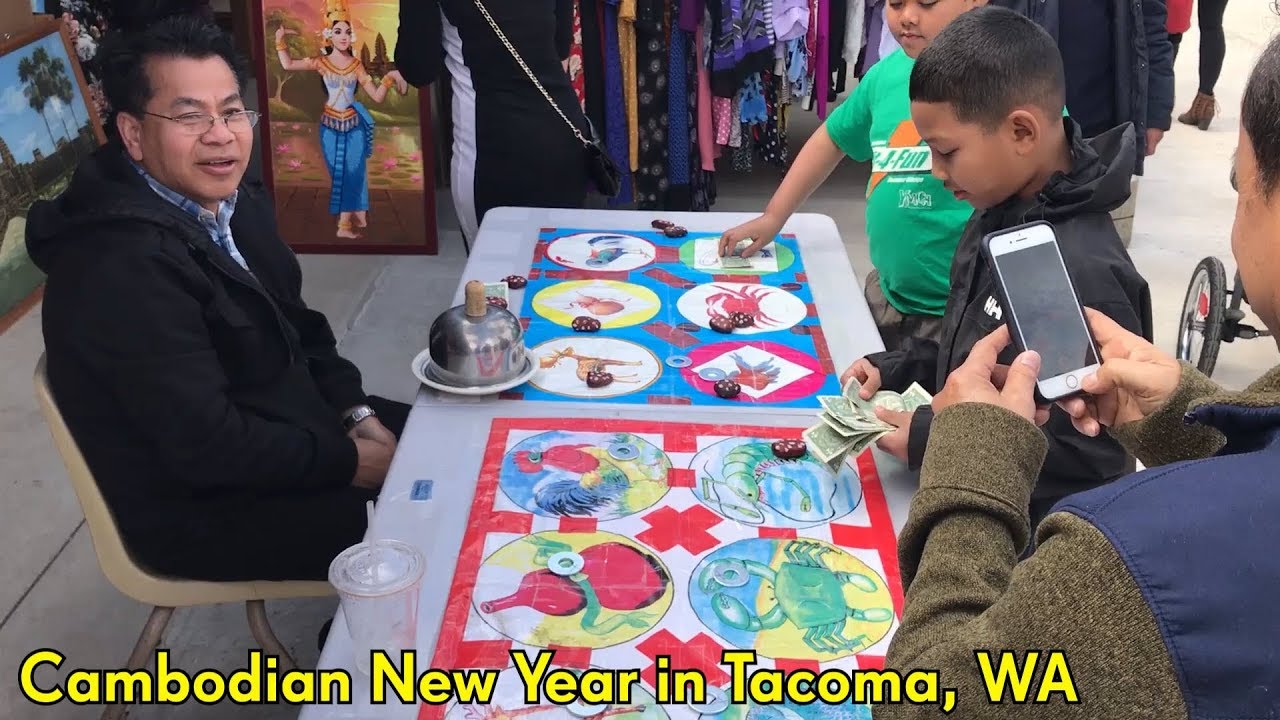 Cambodian New Year 2019 at Tacoma Buddhist Temple (Dancing & Food)