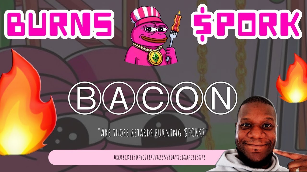 This Memecoin Burns $PORK!! Pepe Fork #pork #bacon