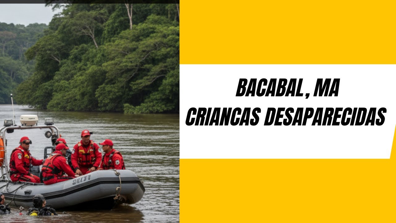 Crianças desaparecidas em Bacabal: Marinha usa sonar no rio Mearim e intensifica buscas