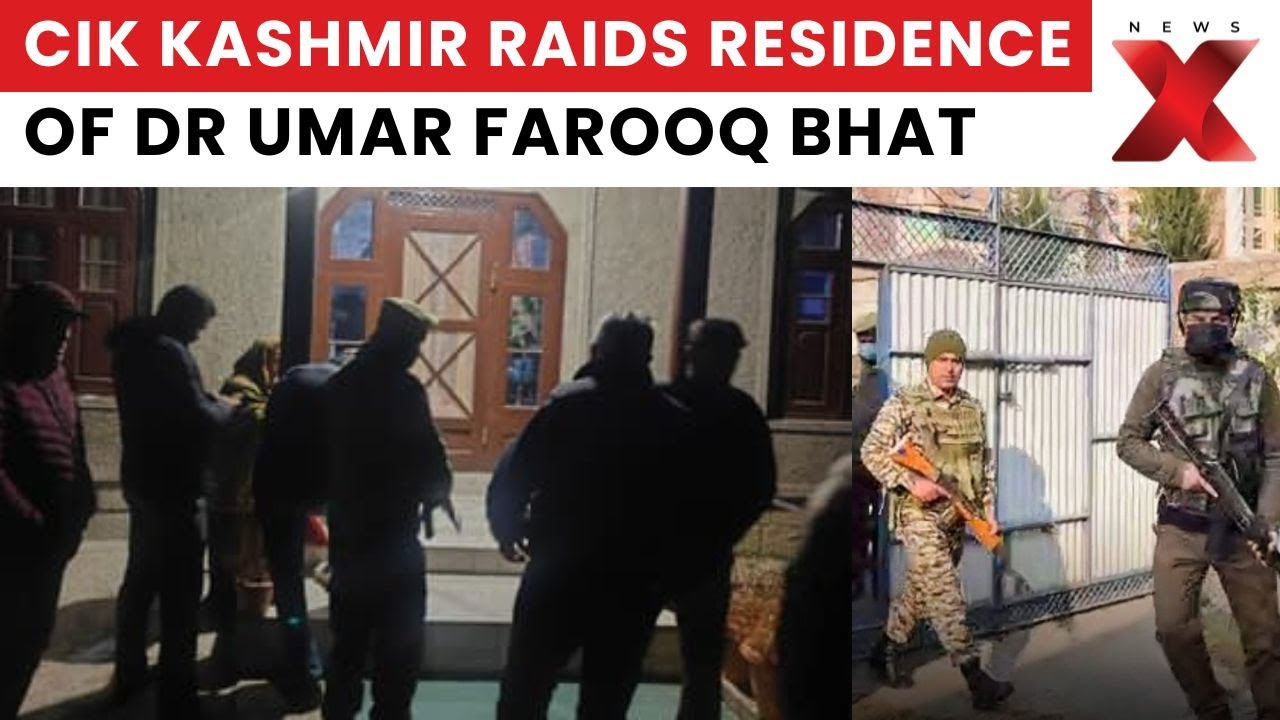 Search Op in Kulgam: CIK, CRPF, SOG Inspect Documents & Devices at Dr Umar&rsquo;s House | NewsX