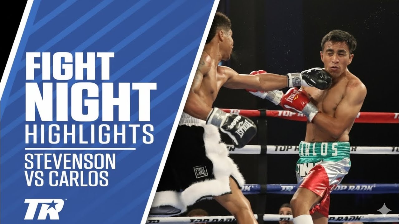 Stevonson shakeur vs carlos Ruiz 