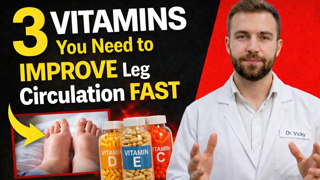3 Vitamins You Need to Improve Leg Circulation FAST
