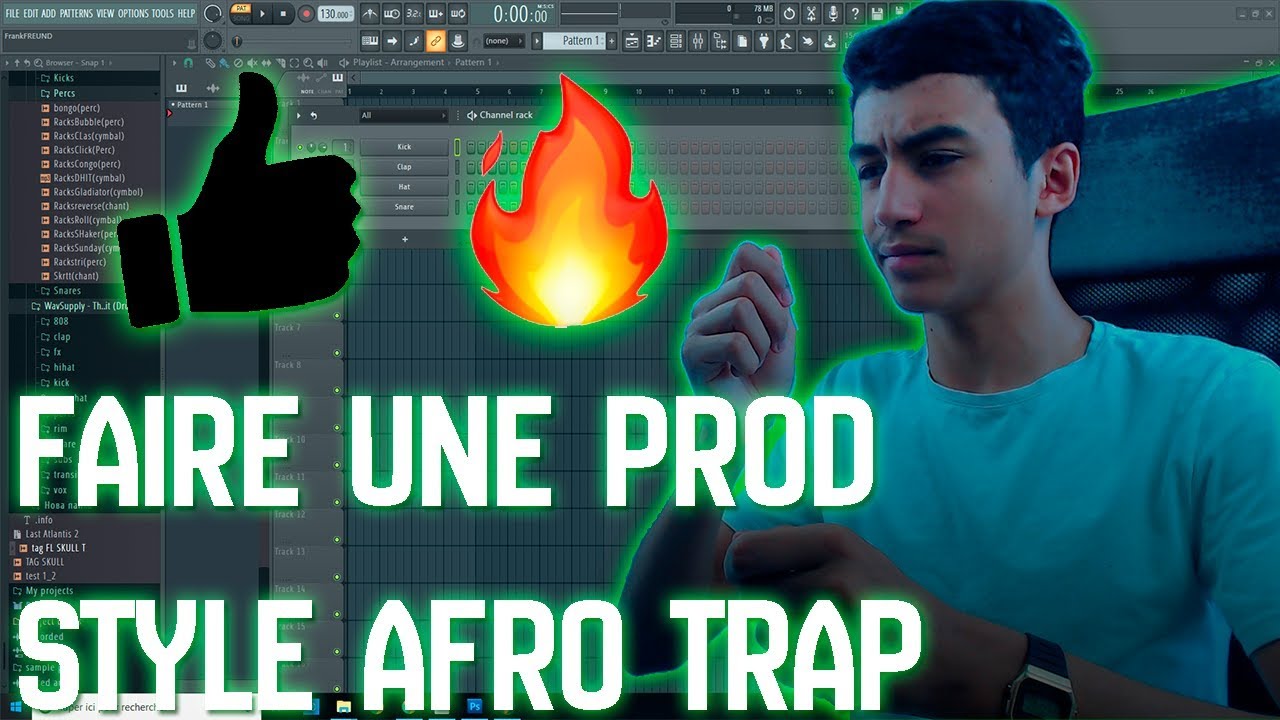 COMMENT FAIRE UNE PROD AFRO TRAP TUTO D&Eacute;BUTANTS FL STUDIO 20 BEATMAKING FR
