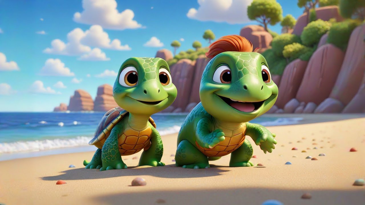 Three Baby Turtles Say ABC | Alphabet Song for Kids | ABC Learning Nursery Rhymes