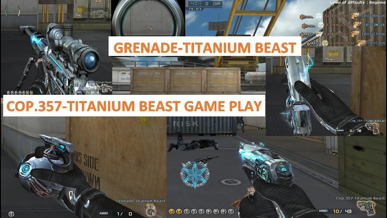 CROSSFIRE PH NEW VIP COP.357-TITANIUM BEAST & GRENADE-TITANIUM BEAST