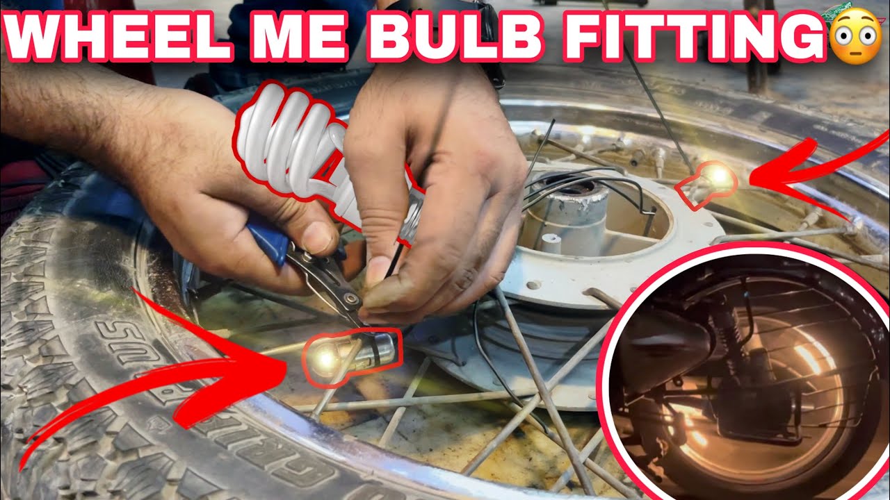 Dekha Nahi Hoga Aisa Kabhi💯 | Wheel Me Light💡Installation 😵‍💫 | EXPERIMENT #1 | @ncrmotorcycles