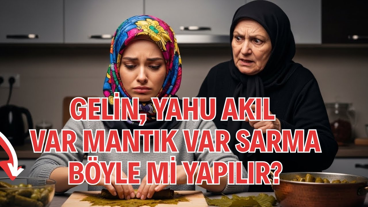 KAYNANAM BENİ ZEYTİNYAĞLI SARMA YÜZÜNDEN EVDEN KOVU: BU YEMEK DEĞİL DEDİ! İBRETLİK GERÇEK HİKAYE