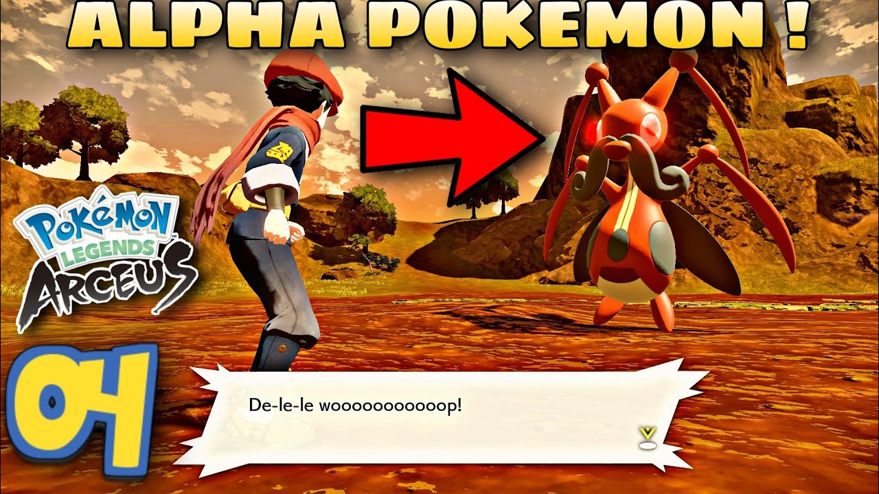 FIGHTING WITH AN ALPHA POKEMON ! | Pokemon Legends Arceus Gameplay EP04 In Hindi