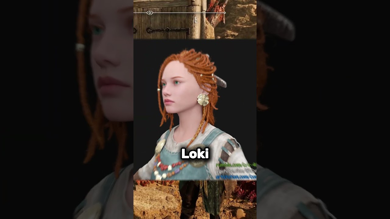 A mod for a white Angrboda #shorts  #facts #interestingfacts #godofwar #godofwarragnarok #gaming