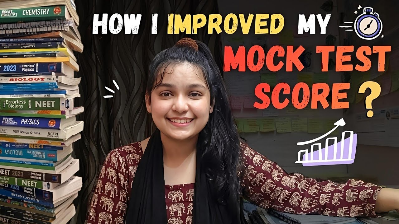 How I Improved My Mock Test Score 📈 | Real Strategy | NEET 2026 | Smile With Shaina