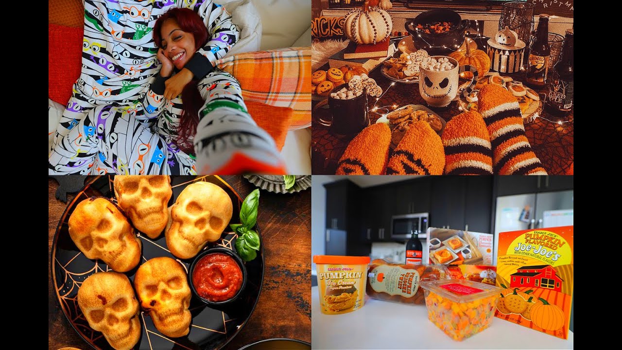 Fall Vlog | Spooky Szn Pizza Night, Matching Pjs w/ My Boo, Trying NEW Pumpkin Spice Items, and MORE