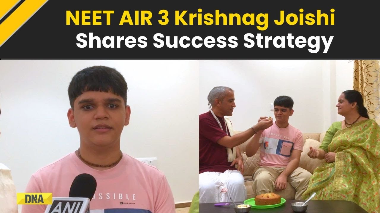 NEET 2025: Rank 3 Krishnag Joishi Shares His Preparation Secrets | NEET 2025 Topper Interview