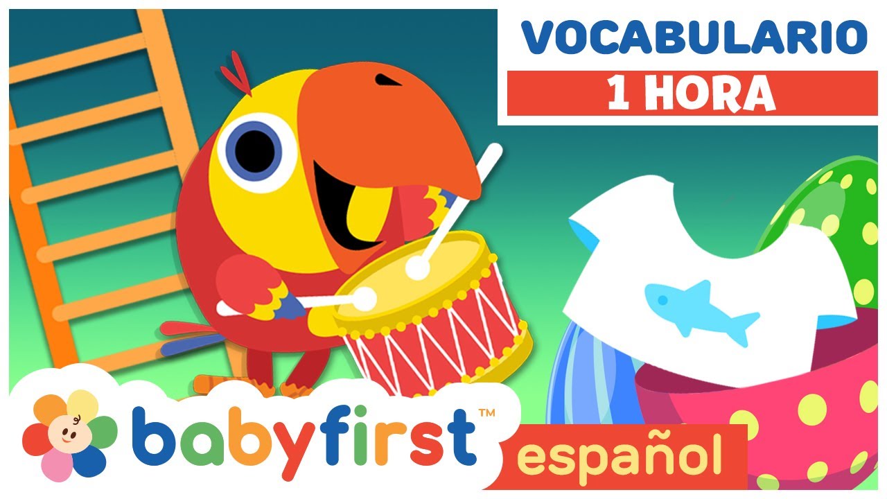 Nuevas palabras cada día con Larry | Canciones de vocabulario para niños | BabyFirst