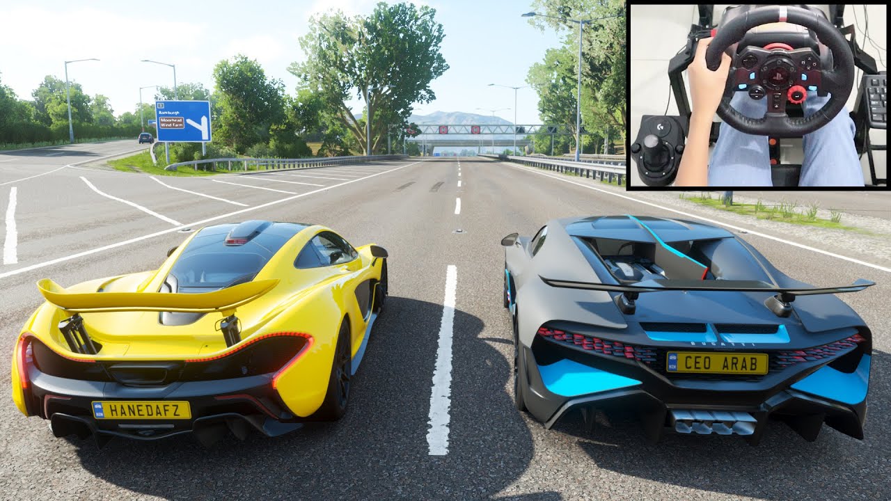 McLaren P1 - Forza Horizon 4 | Logitech g29 gameplay