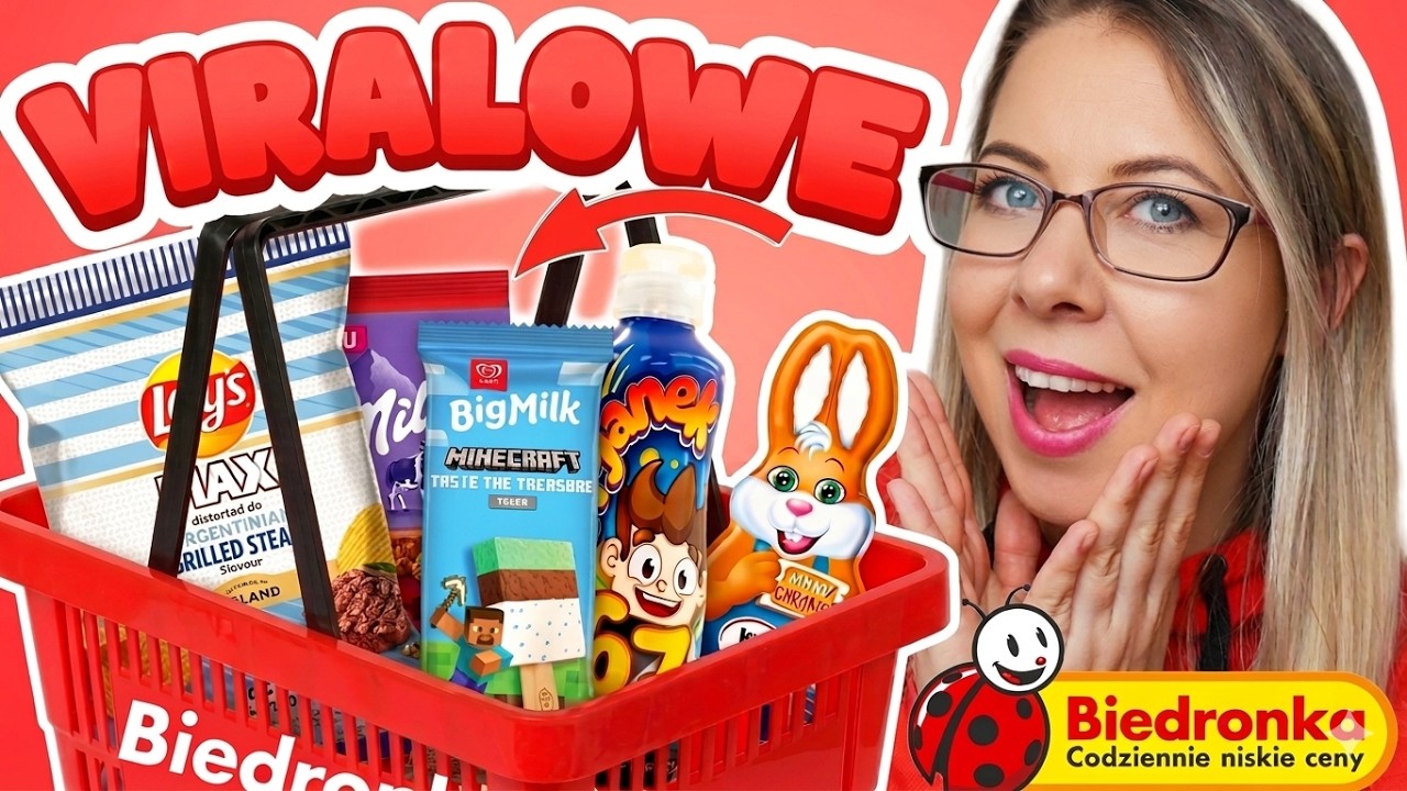 TESTUJE VIRALOWE PRODUKTY z BIEDRONKI  #testuje #biedronka