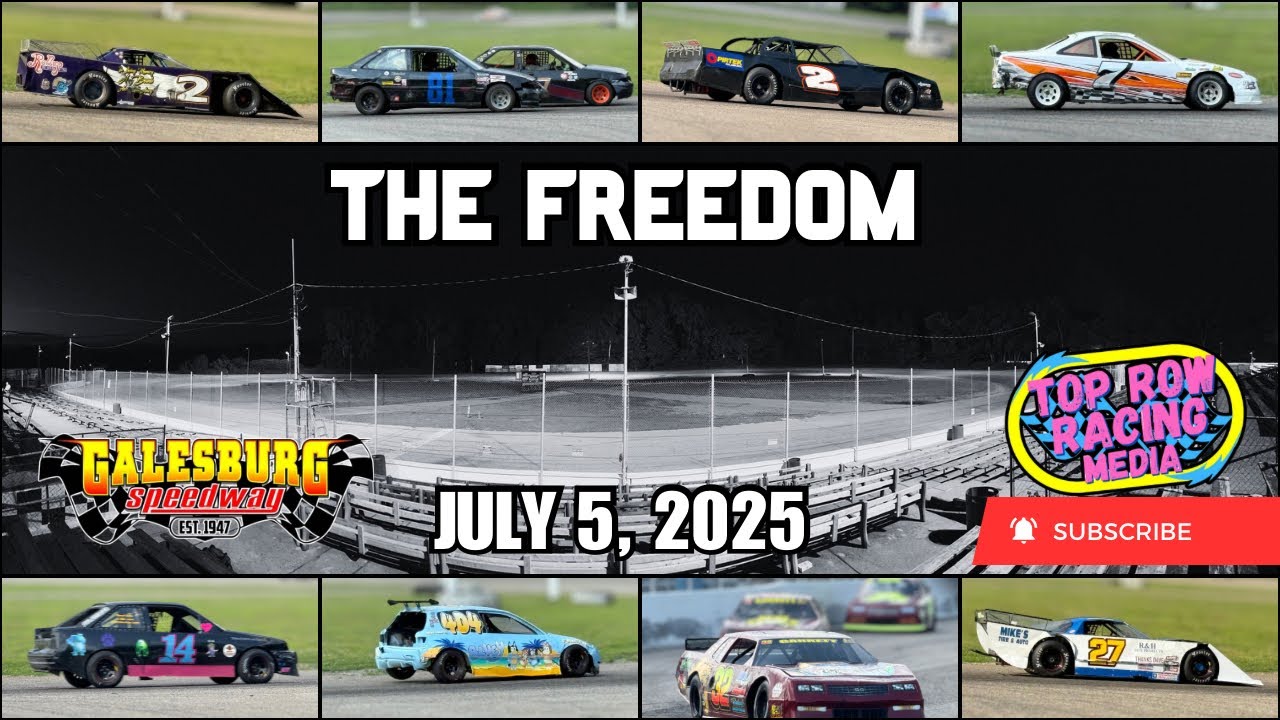 7/5/25 | FULL PROGRAM | Street Stocks; FWDs; Limited Late Models | Galesburg Speedway