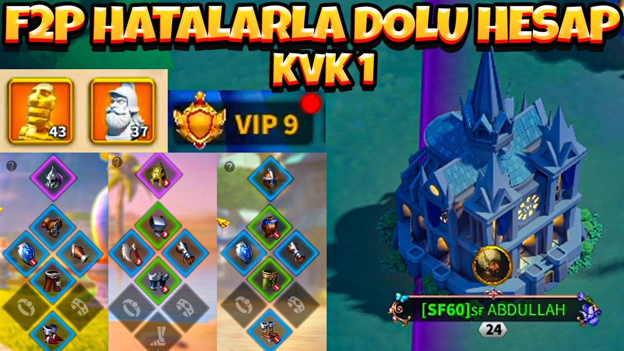 Para Yatırmayan İzleyicimin Hatalarla Dolu KVK 1 Hesabını İnceledim - Rise of Kingdoms