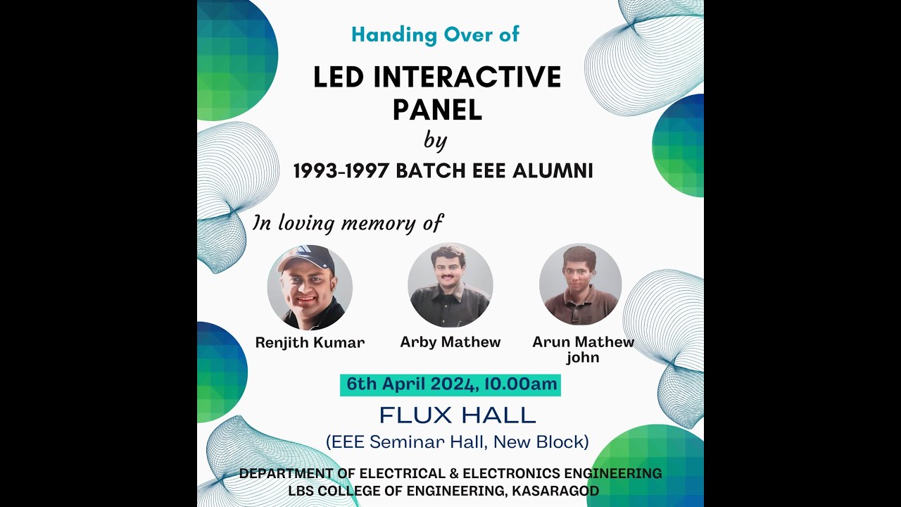 Handing Over of the LED Interactive Panel