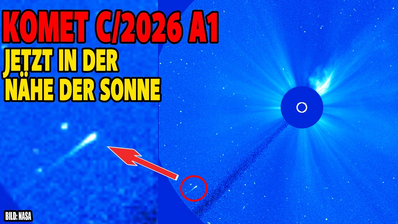 Komet C/2026 A1 jetzt in der N&auml;he der Sonne