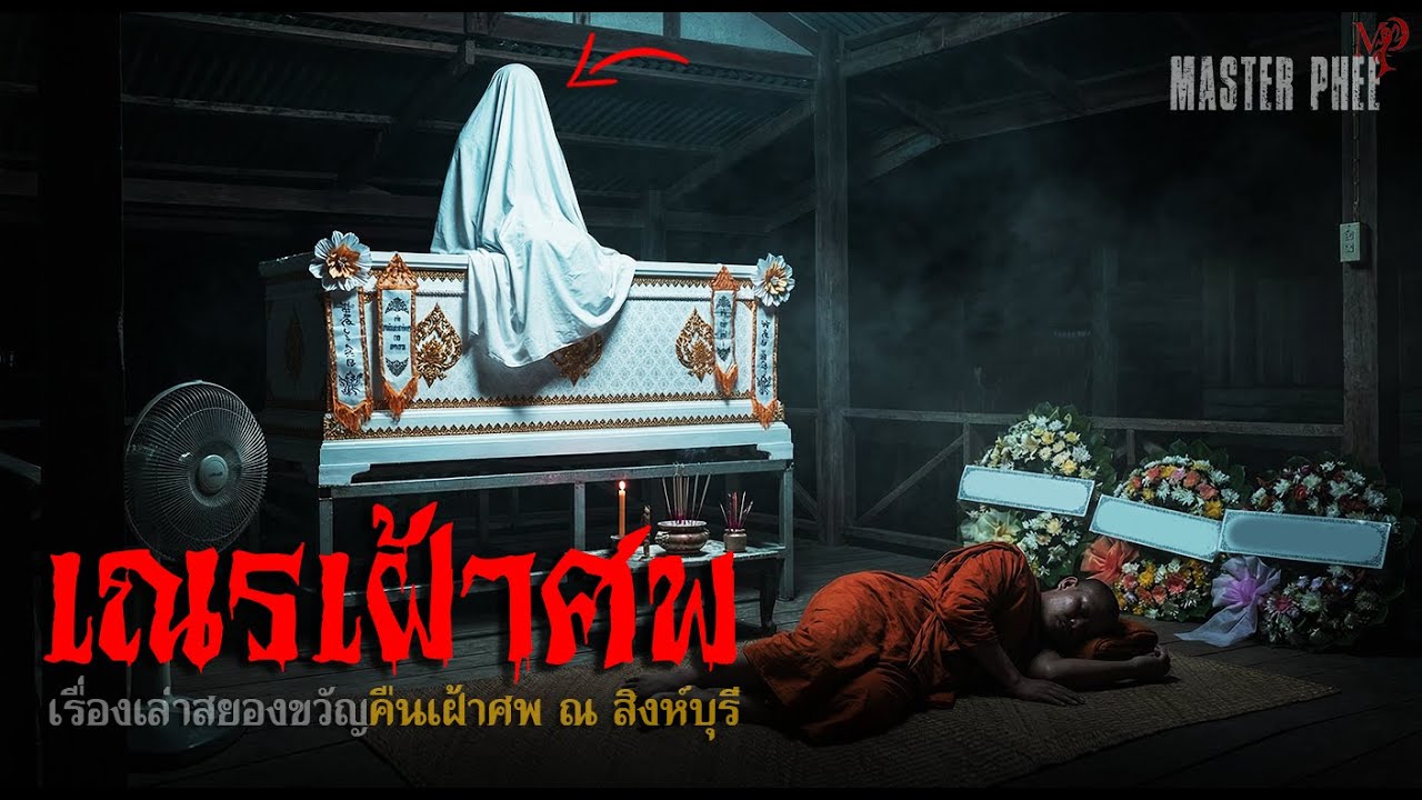 เณรเฝ้าศพ | เรื่องจริงของพระภิกษุรูปหนึ่ง   ที่ต้องไปปักกลดเฝ้าโลงศพบนศาลาไม้ริมน้ำ ๒๔๙๙