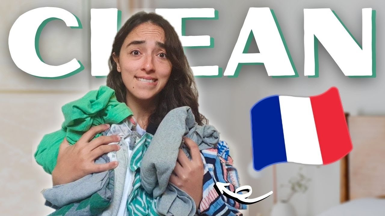 SPRING CLEAN with me in FRENCH! (English subtitles)