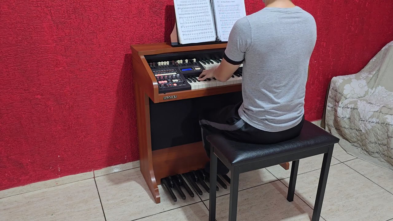 Minha Versão - Culto - Oh! Glória! Bendito é o Senhor! - Órgão Tokai T1 Spinet