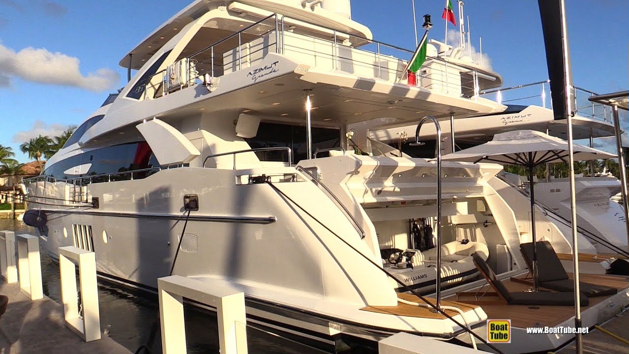 2020 Azimut Grande 30 Metri Luxury Yacht - Walkaround Tour - 2019 Fort Lauderdale Boat Show