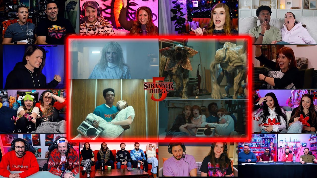 Fans React To LUCAS PROTECT MAX FROM THE DEMODOGS | Stranger Things S5 Ep 6 Reaction Compilation 