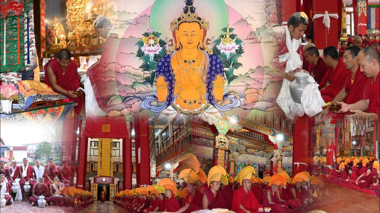 The final day of the Great Maitreya Prayer and Offering Ceremony at Serpom Monastery