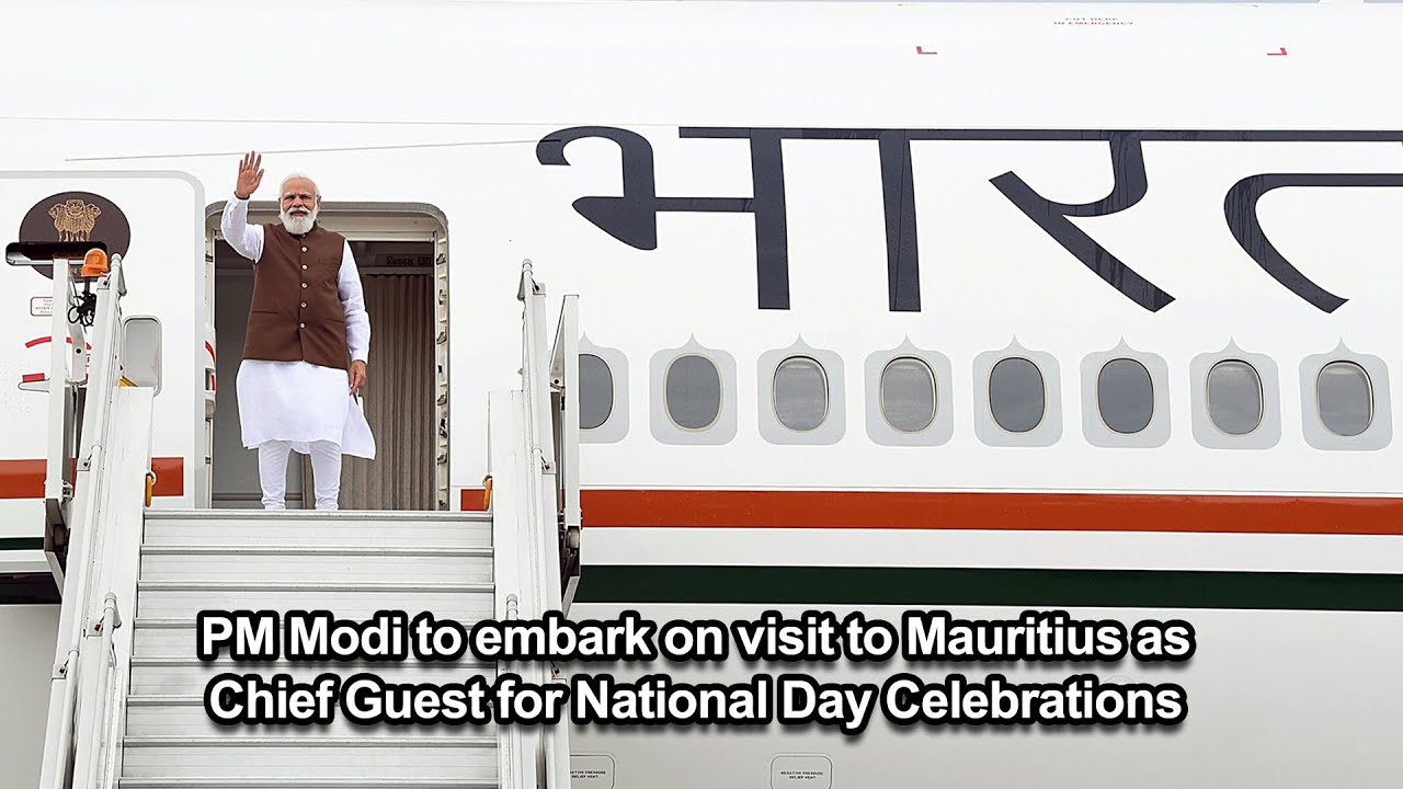 PM Modi to embark on visit to Mauritius as Chief Guest for National Day Celebrations