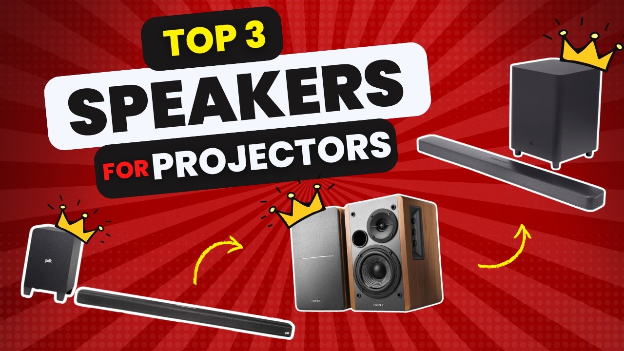 Best Speakers for Projector 🔊🎬 Top Picks for Home Theater & Cinematic Sound