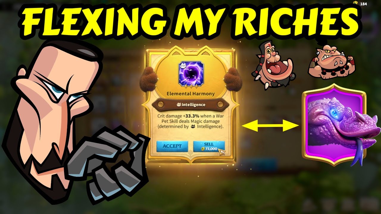 Thunder lizard made me rich in Call of dragons