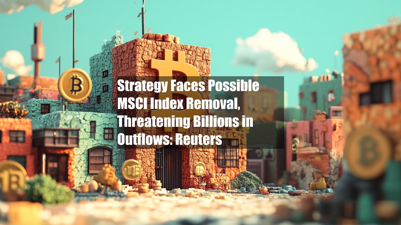 Strategy Faces Possible MSCI Index Removal, Threatening Billions in Outflows: Reuters